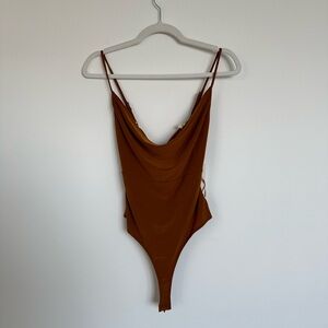 Meraki Drop Front Bodysuit with a tie in the back | Size Medium NWT